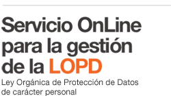 servicio online para la gestin de la LOPD